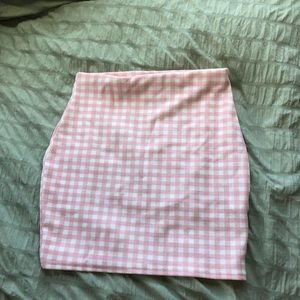 HOST PICK🥳💗 Nasty Gal Gingham Mini Skirt
